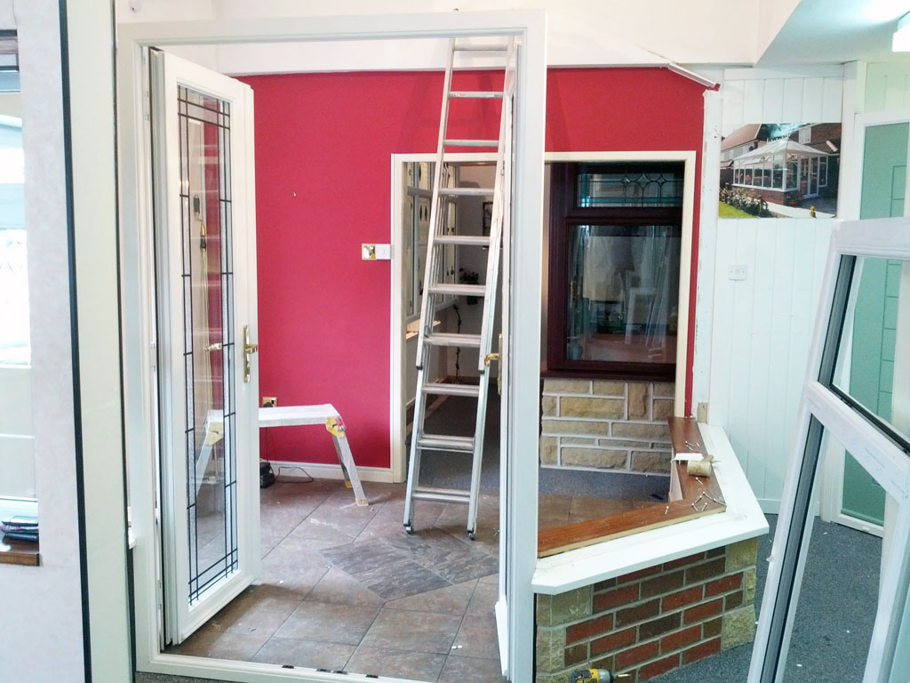 Our fitters wasted no time in dismantling the old Conservatory