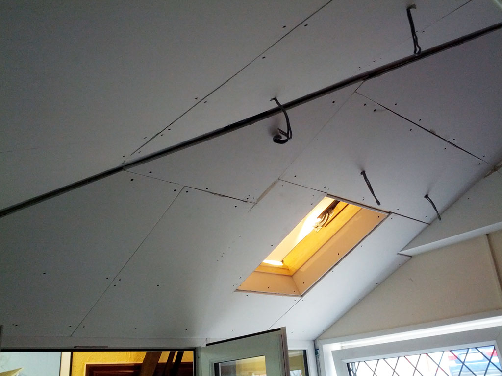 Plasterboard Roof and Electrical Works
