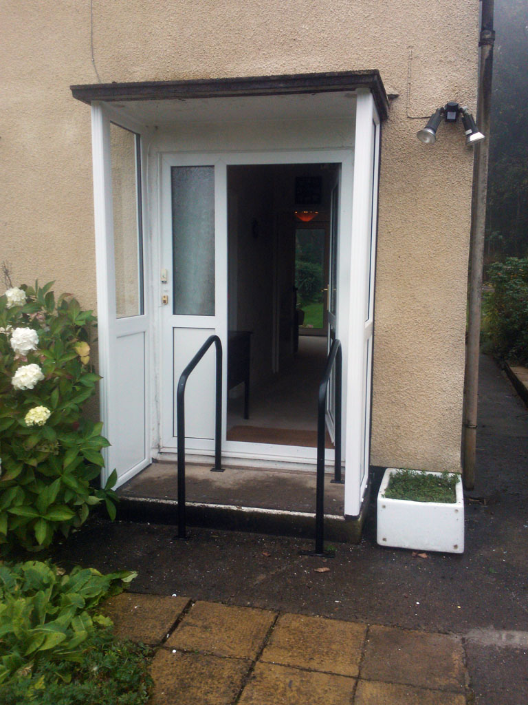After the Bespoke Work on Mrs Robinsons UPVC Porch